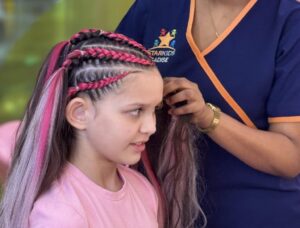 hair braiding for kids dubai