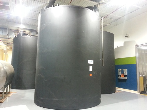 Polyethylene tanks chemical storage