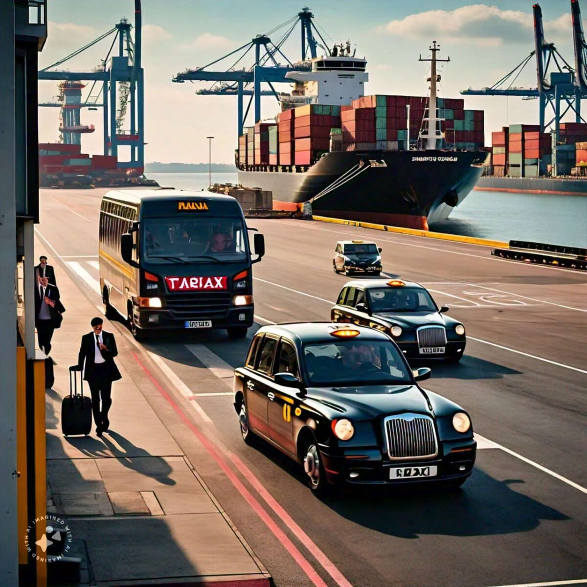From Runway to Dock Efficient Taxi Transfers from Heathrow to Southampton Port