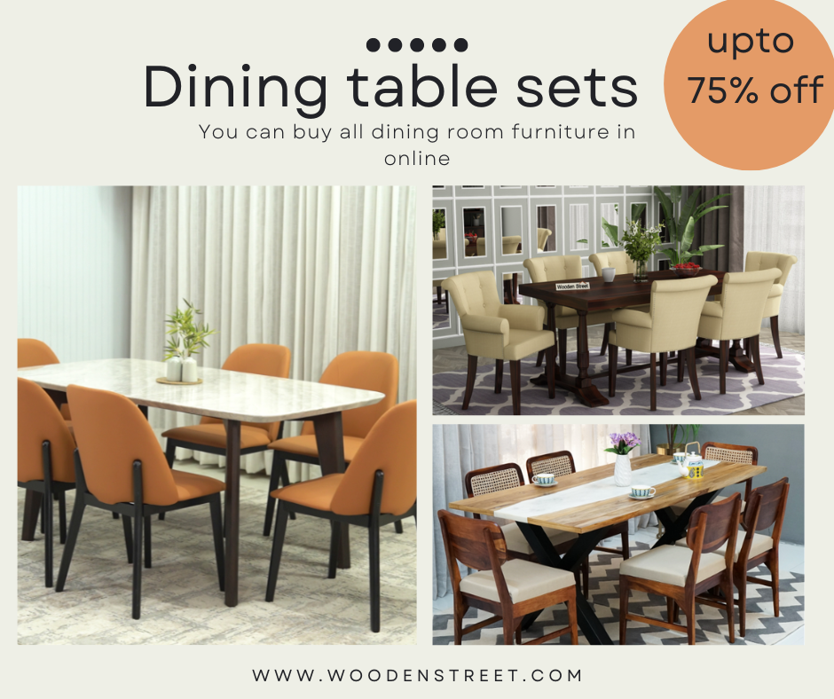 Buy a Wooden Dining Table Set & Experience the Joy