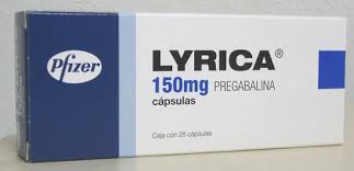Lyrica 150 mg in pills.
