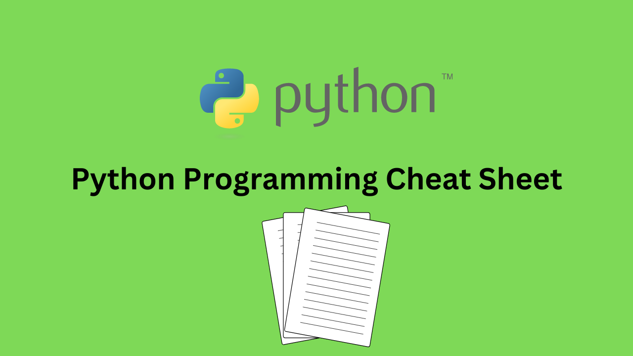 Python Programming Cheat Sheet