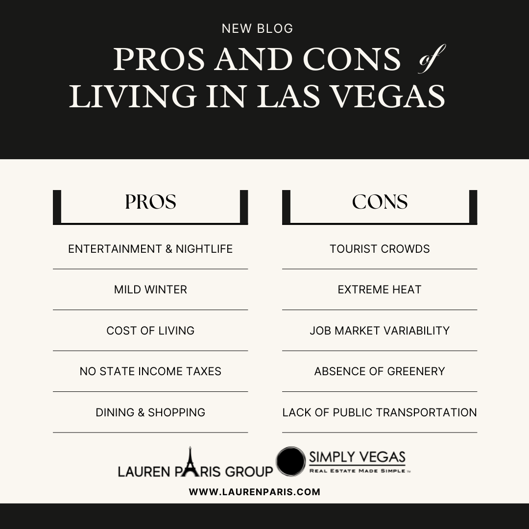 Pros & Cons of Living in Las Vegas