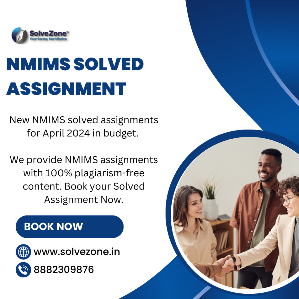 solved assignment of nmims