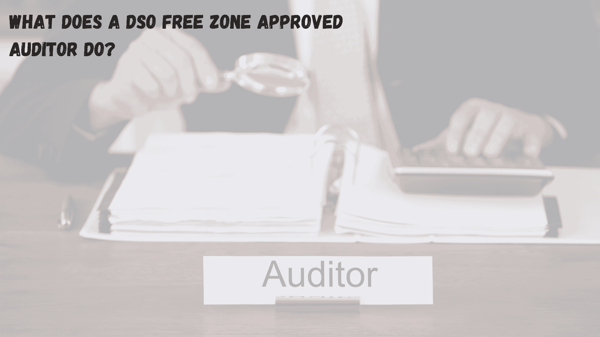 Dso Free Zone Approved Auditor