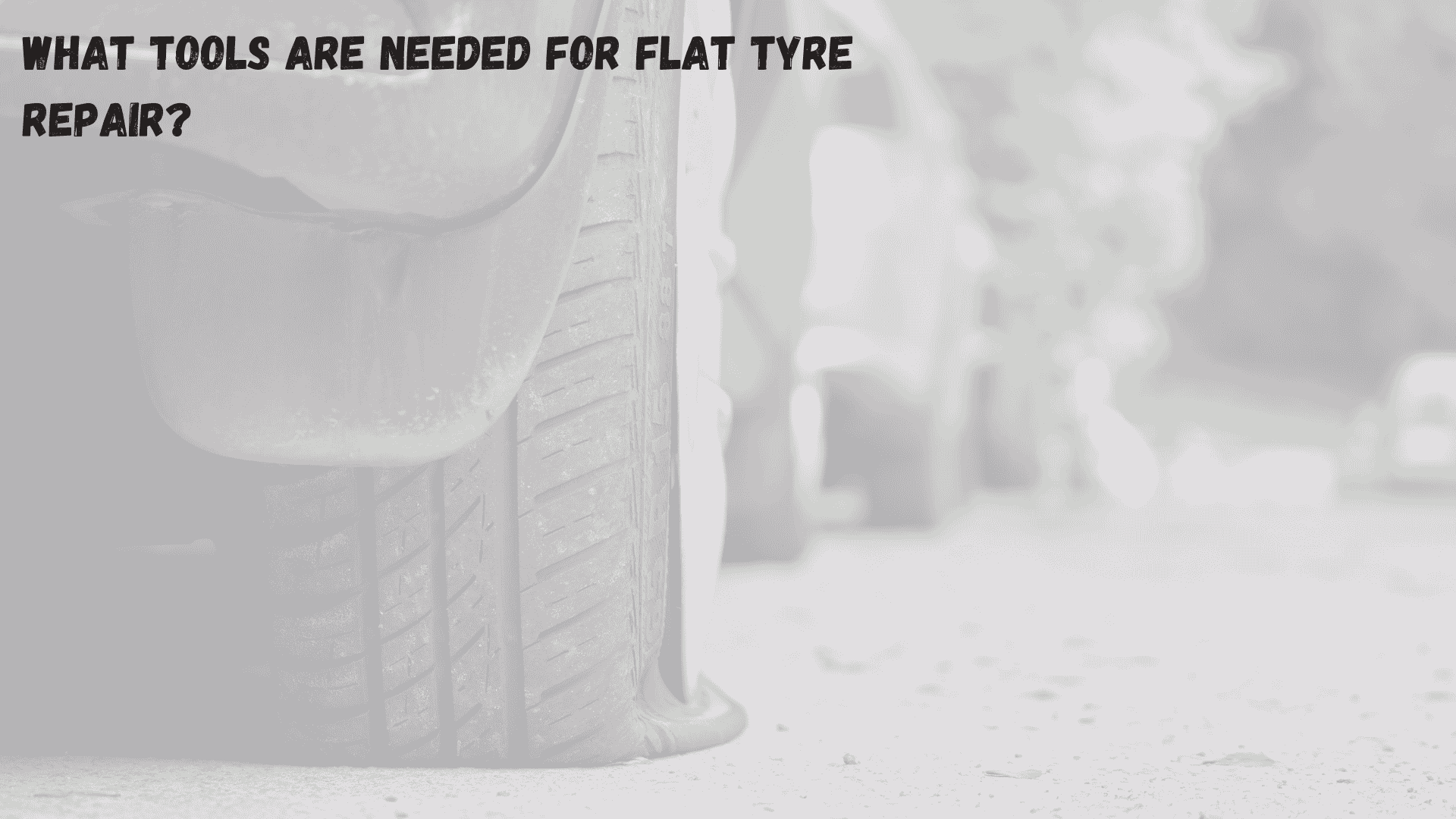 Flat Tyre Repair Abudhabi