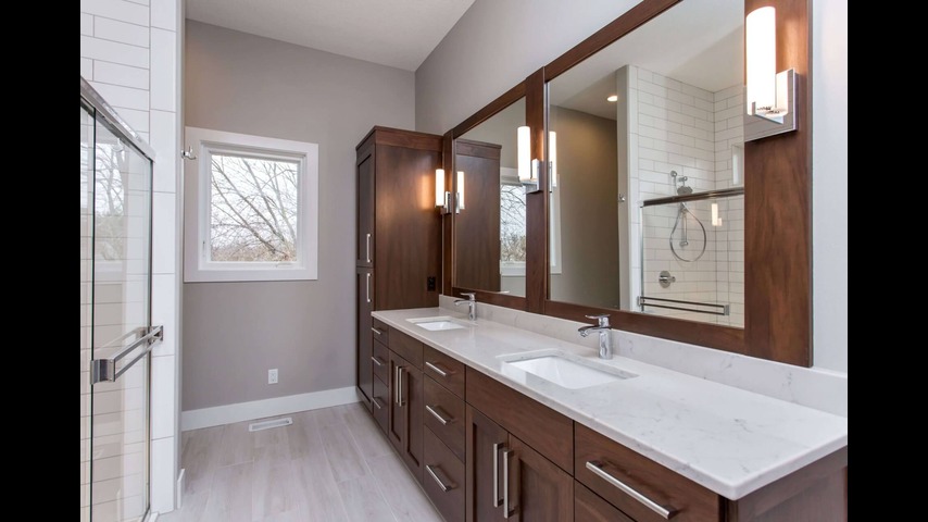 double sink bathroom vanity in Indianapolis