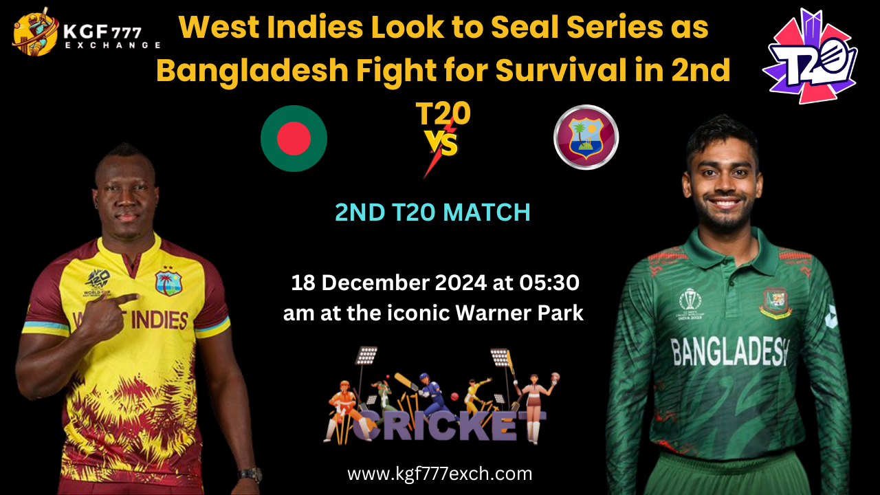 Bangladesh vs West Indies: Preview of the Second T20 Match at Arnos Vale Stadium