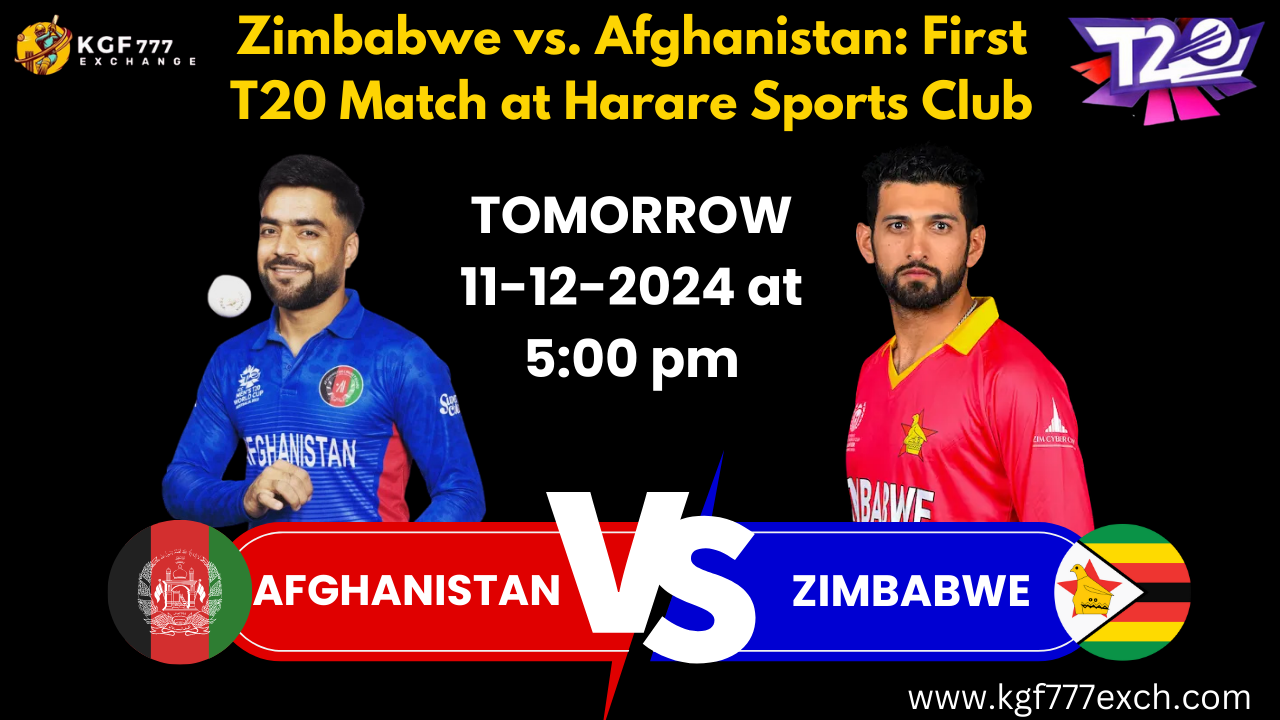 Zimbabwe vs. Afghanistan: First T20 Match at Harare Sports Club