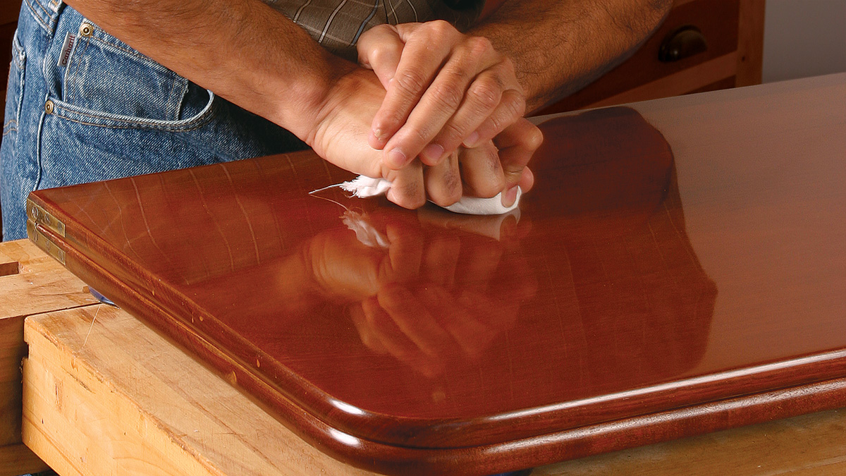 wooden polishing services