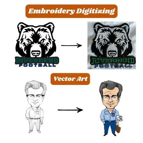 Embroidery Digitizing vs. Vector Art: What’s the Difference?