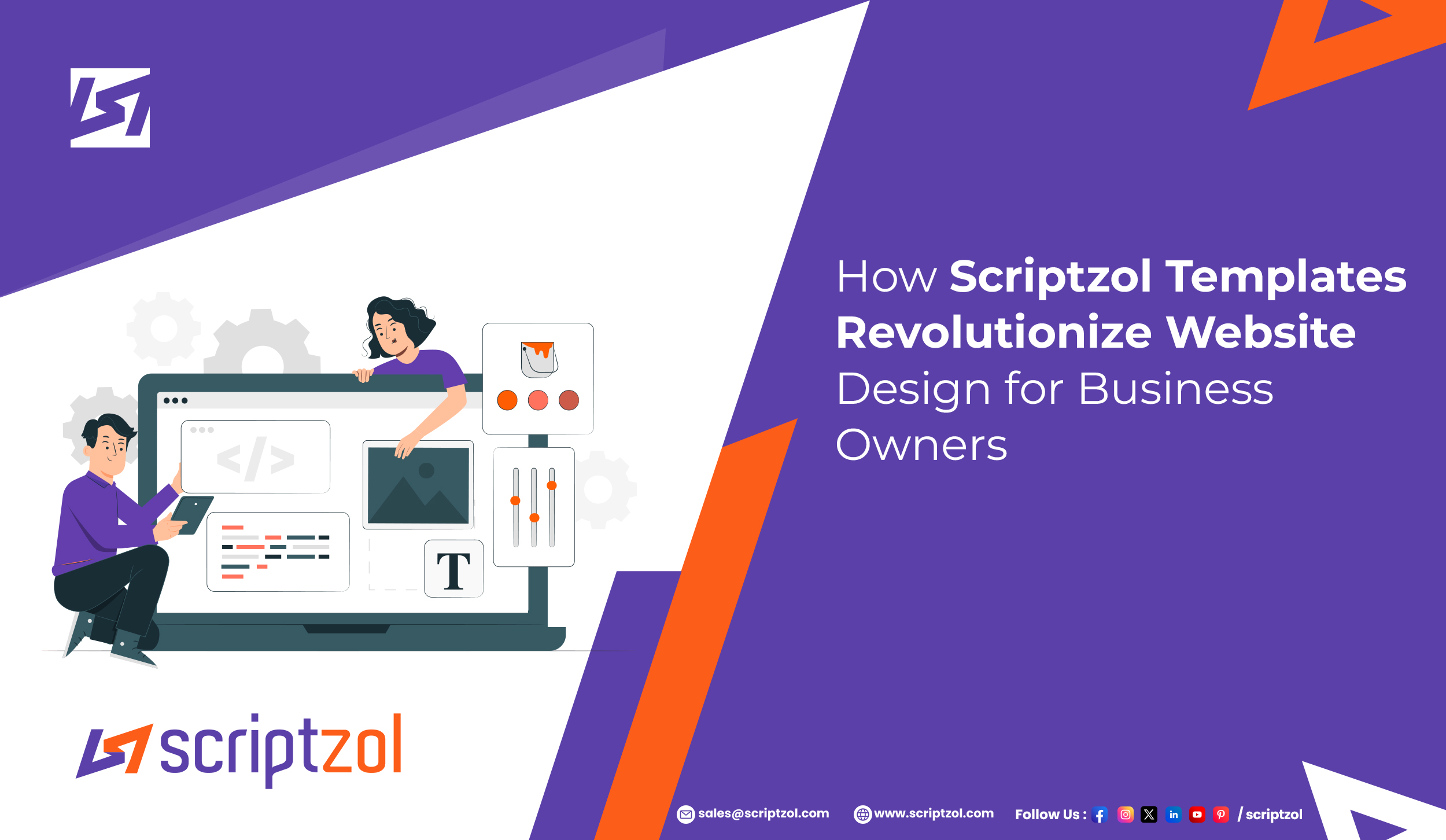 Scriptzol templates, website design, business owners, website customization, business growth, website management, eCommerce templates, responsive website templates