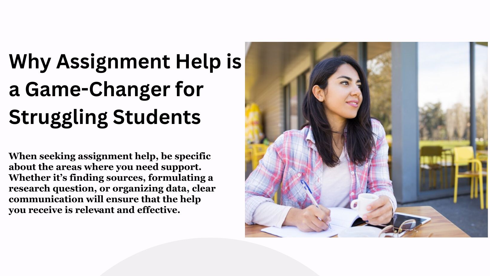 Why Assignment Help is a Game Changer for Struggling Students