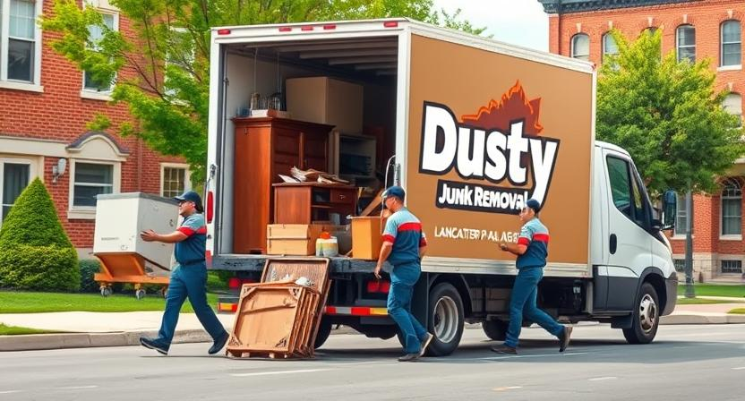 Fast junk removal Lancaster PA services by Dusty Junk Removal