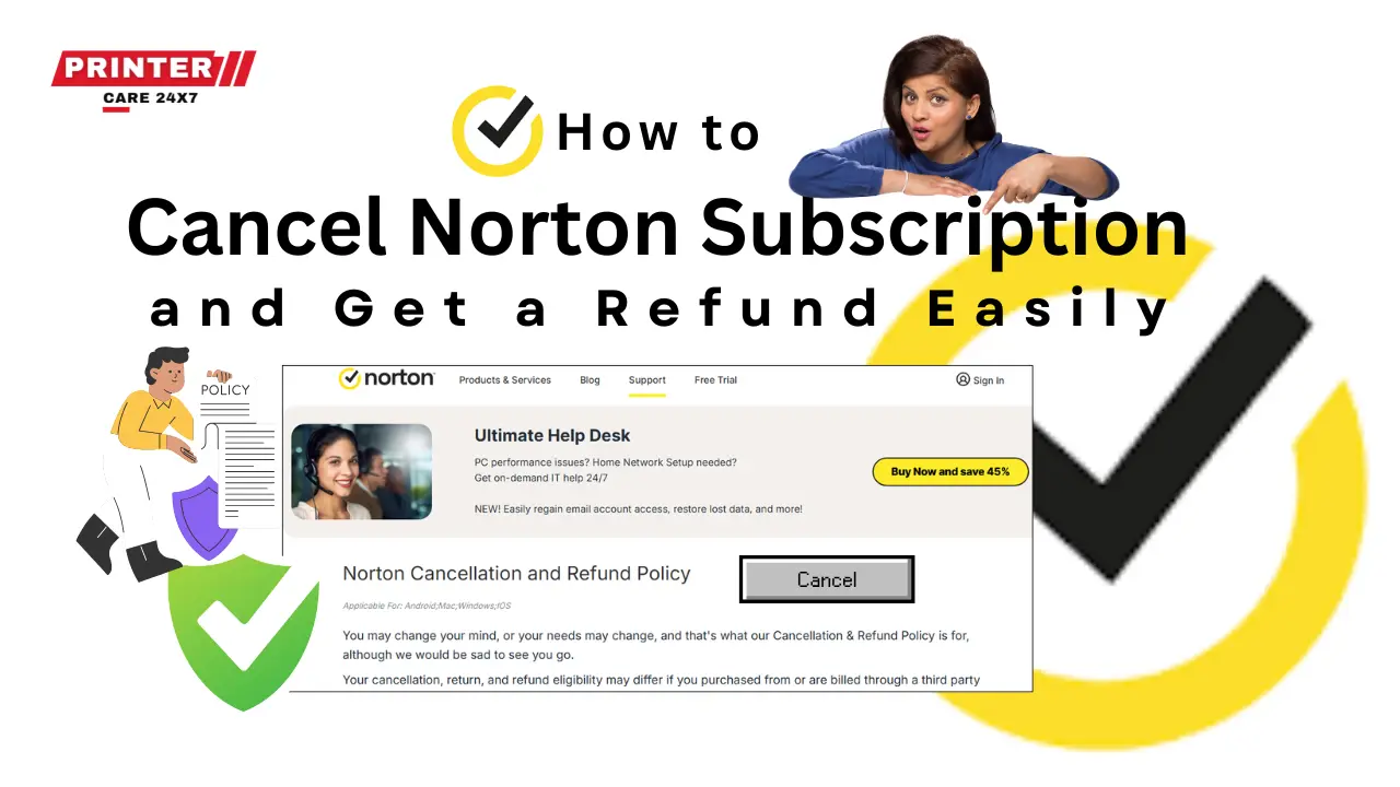 cancel Norton subscription and get a refund