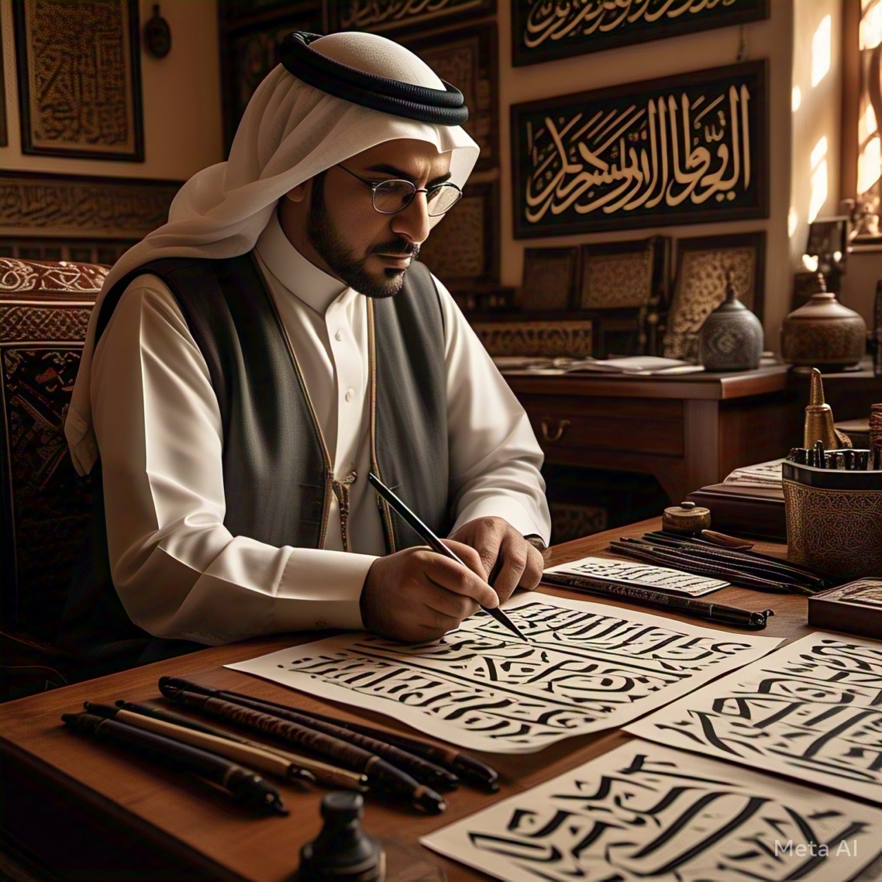 Art performer	| Calligrapher in Dubai