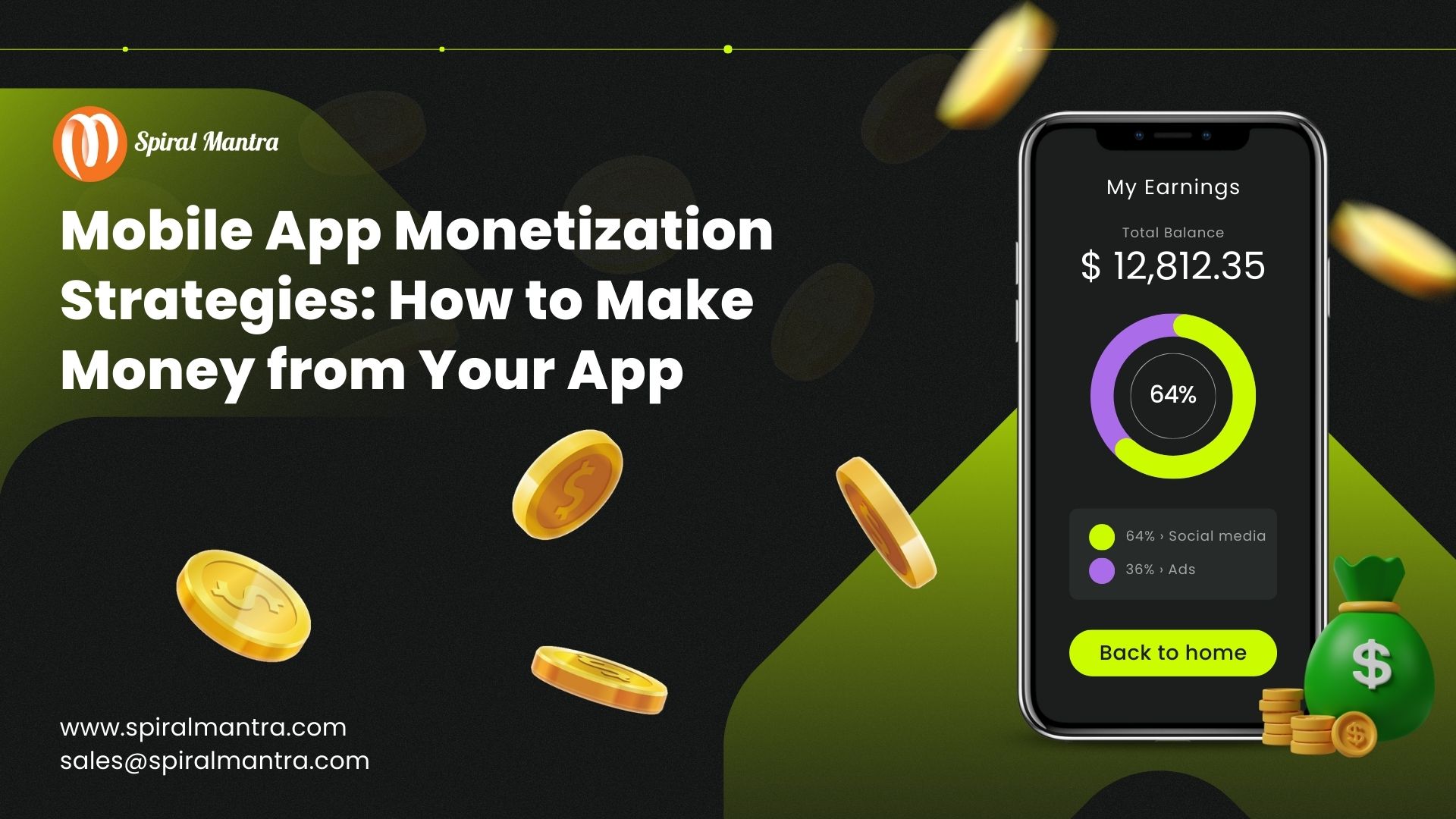 Mobile App Monetization Strategies : Spiral Mantra