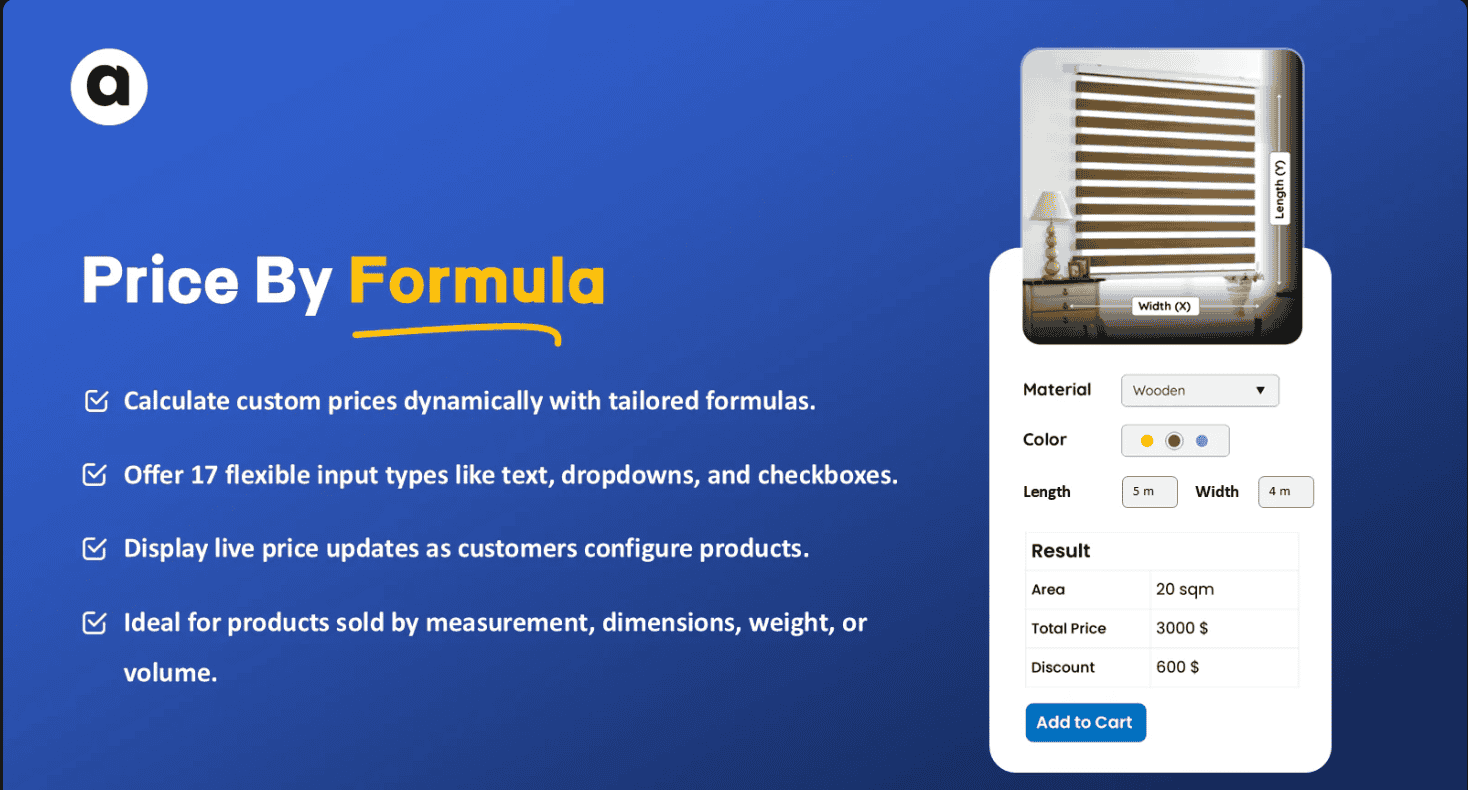 shopify product price calculator