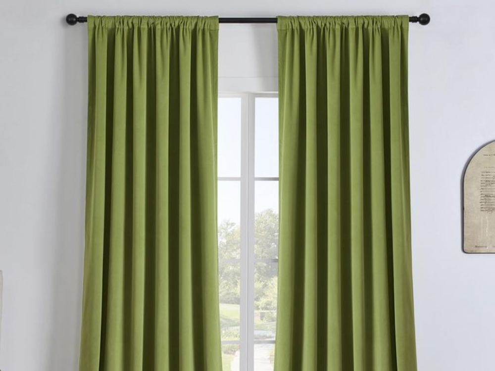 Best Fabrics for Green Curtains for Bedroom Dubai
