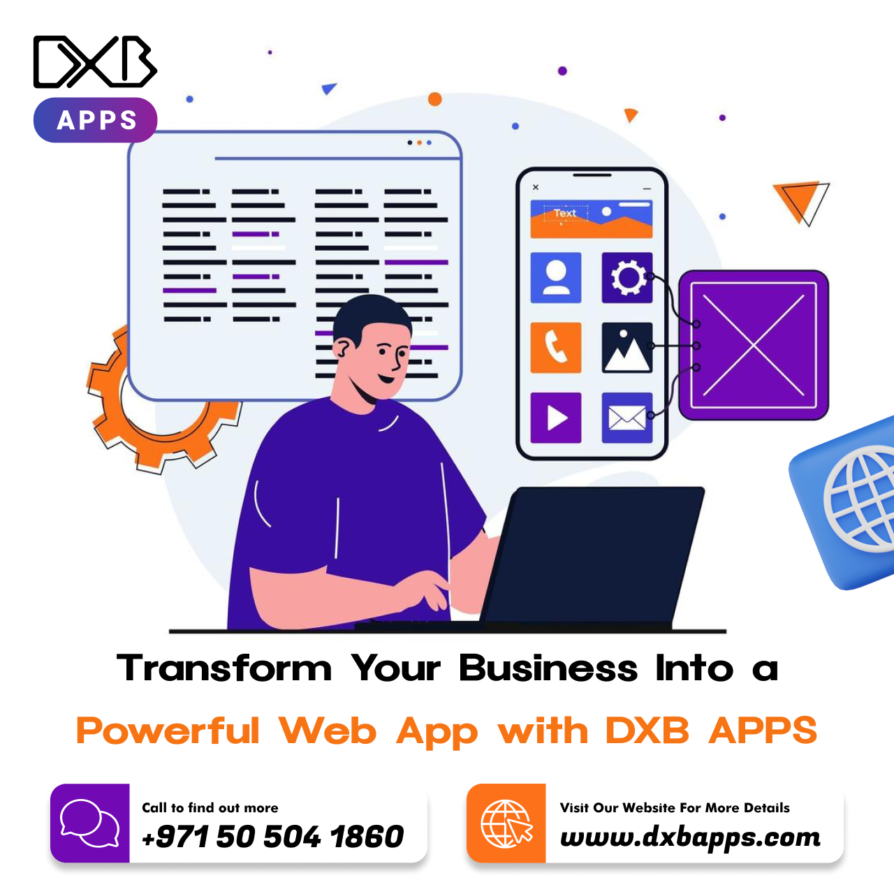 DXB APPS provides user friendly Mobile apps as top mobile app development company