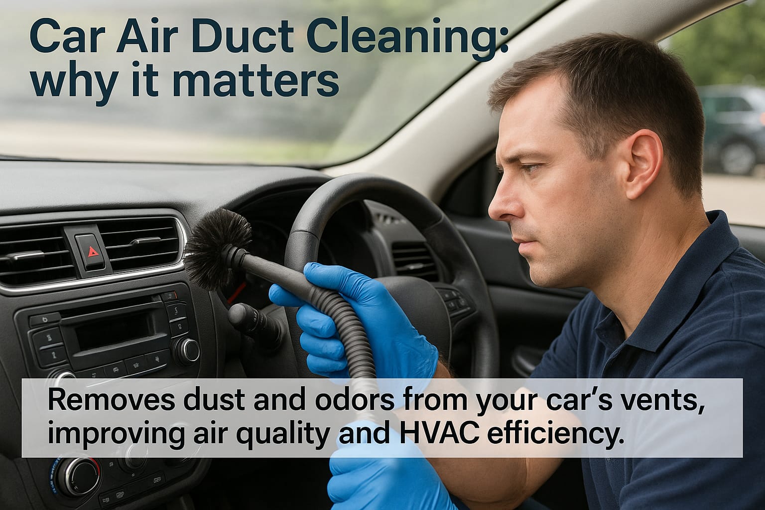 How Does Car Air Duct Cleaning Improve Air Quality