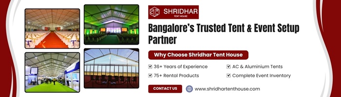 Tent House Services in Bangalore