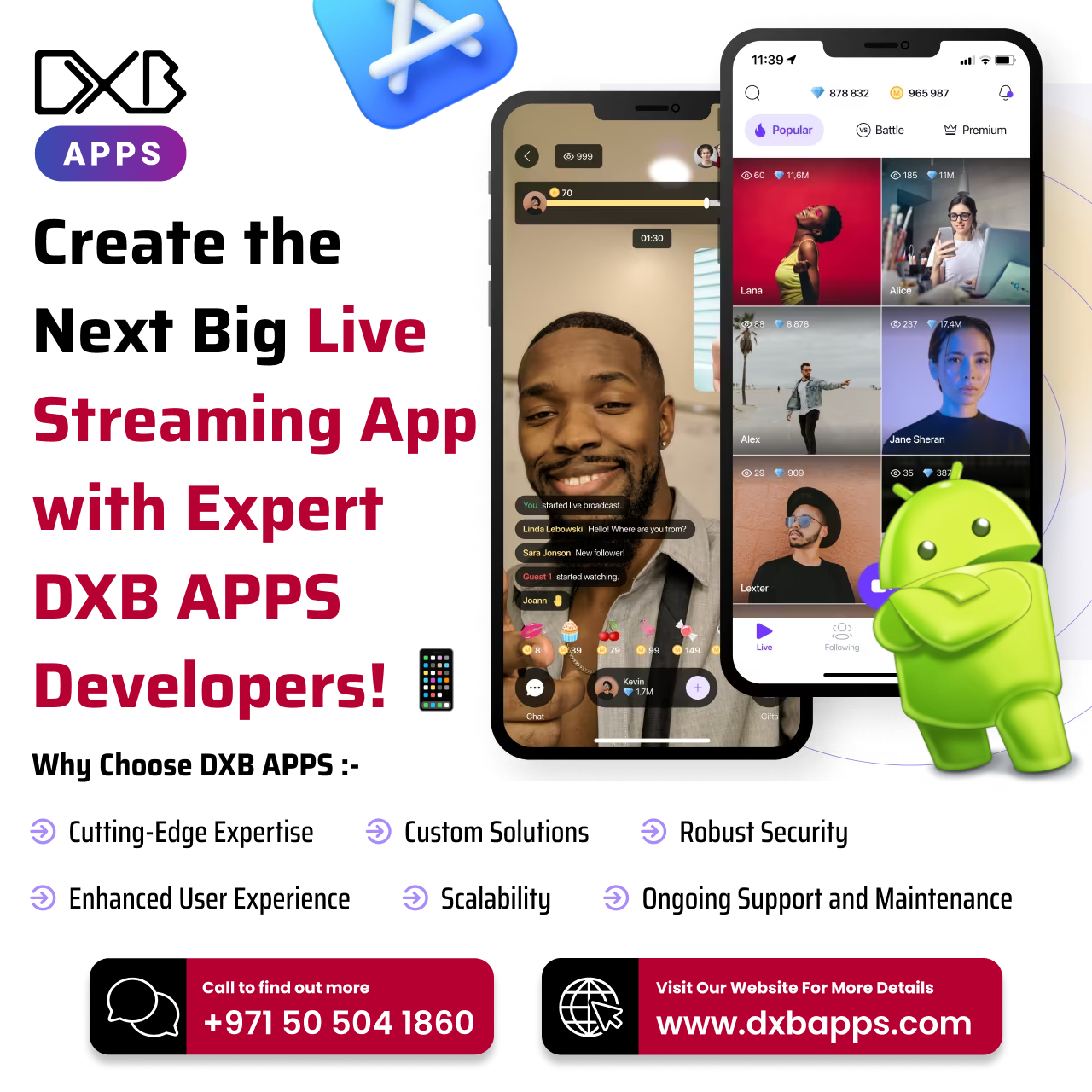 Leading mobile app development Dubai Experts at DXB APPS for Smart Apps