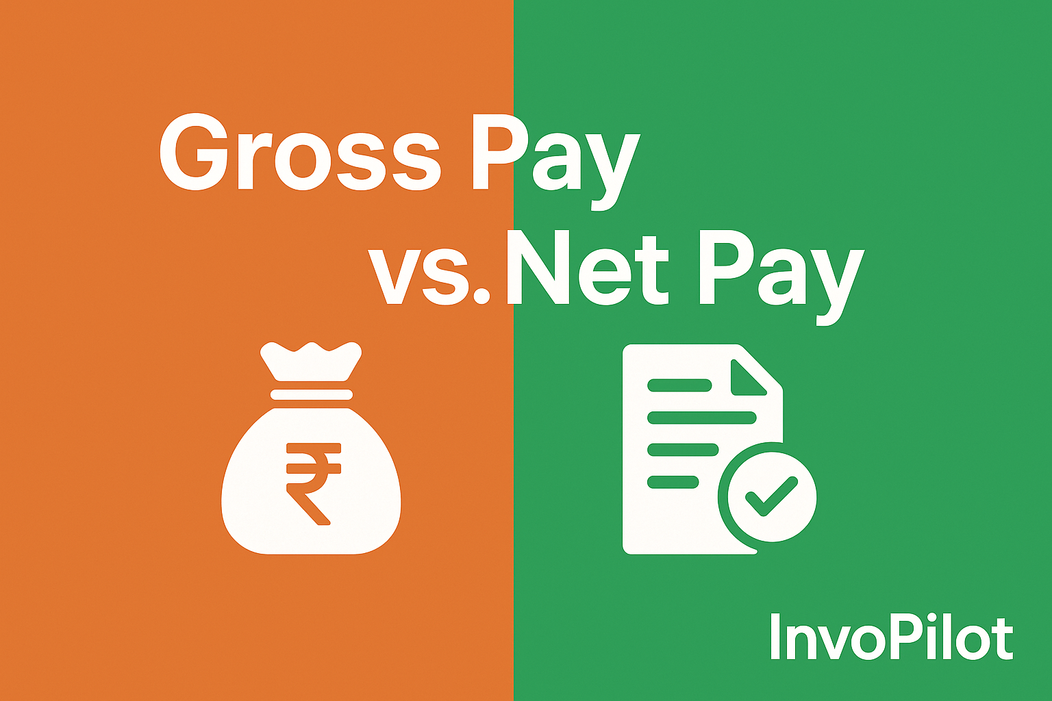 gross pay vs net pay | invopilot