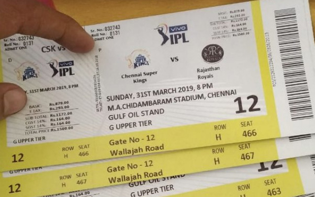 Chennai Super Kings Ticket Booking