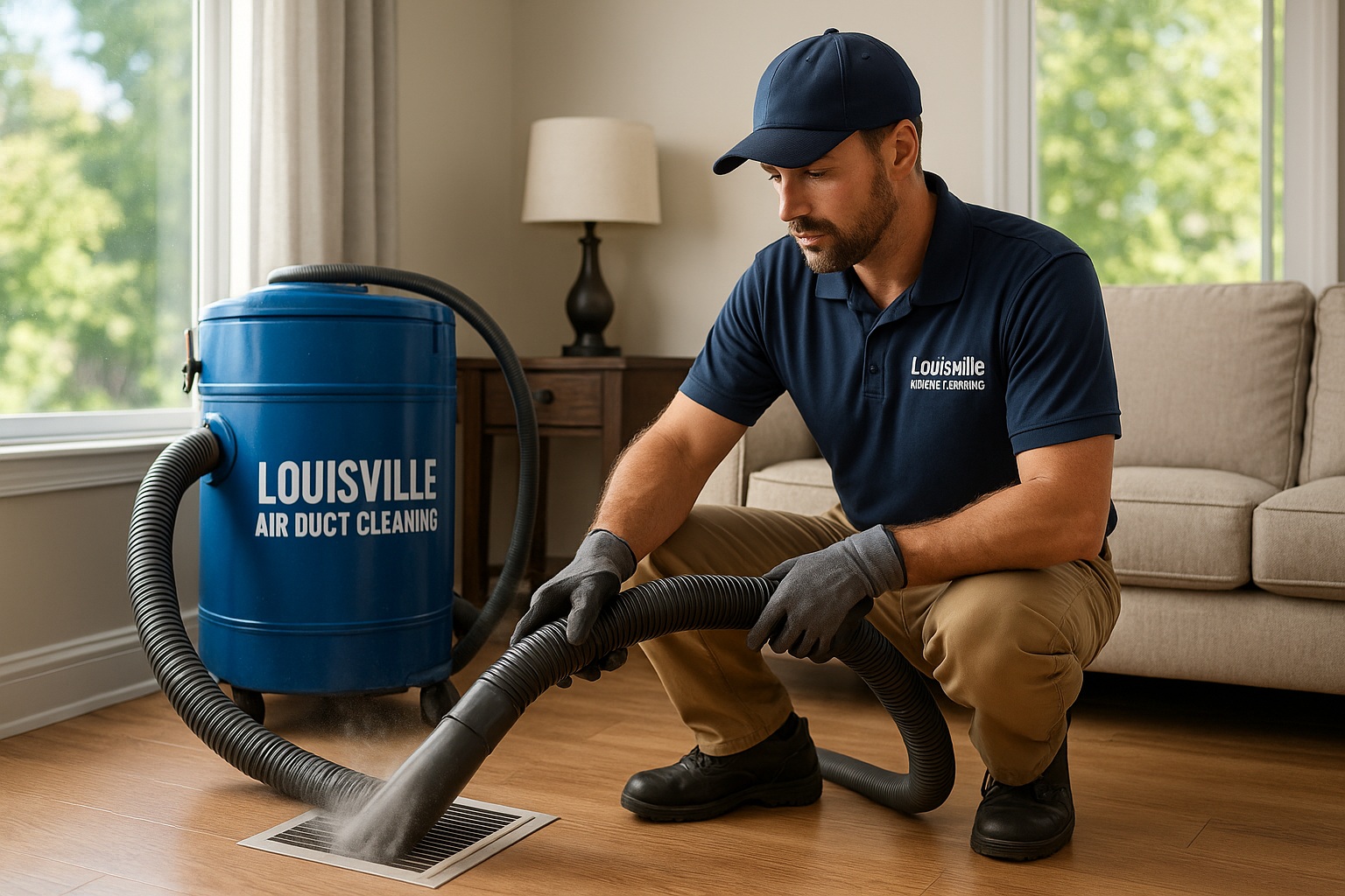 Negative Pressure Air Duct Cleaning