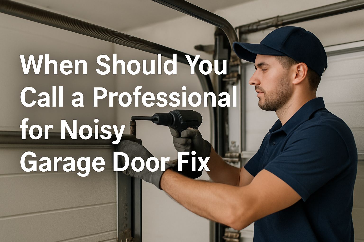Noisy Garage Door Fix