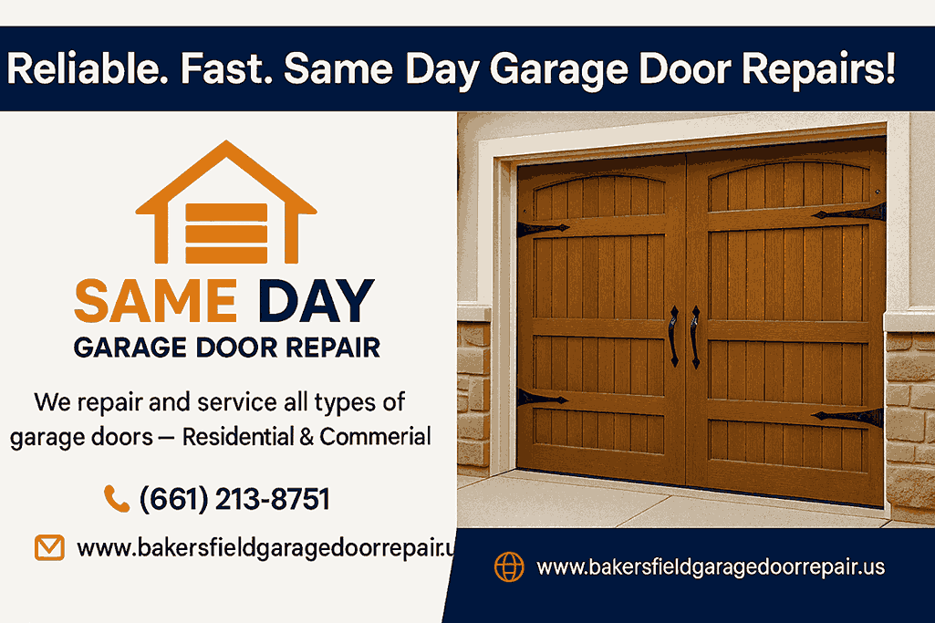 Where to Look for Affordable Same Day Garage Door Repair in Bakersfield
