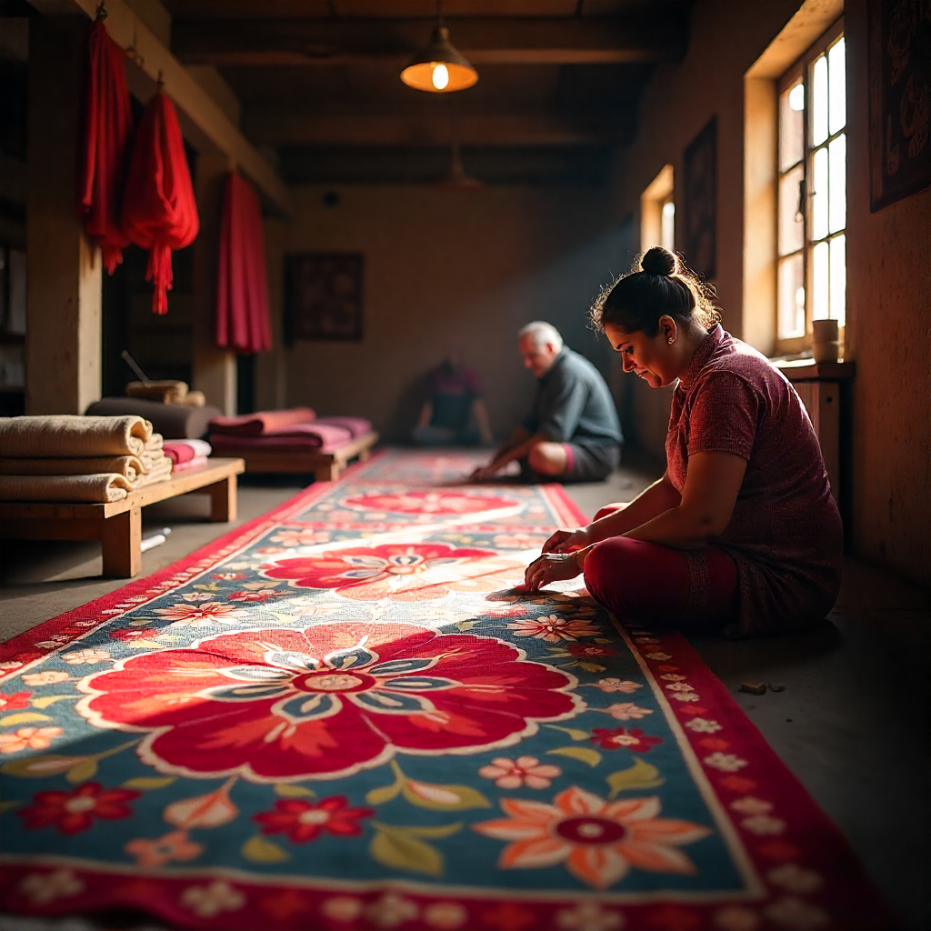 Woolen Carpet Manufacturers in Bhadohi