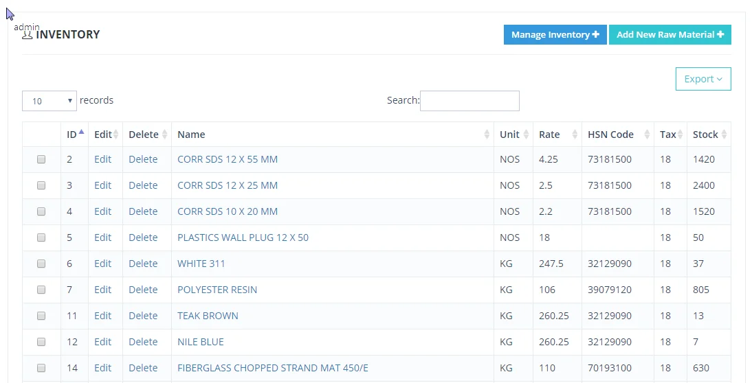inventory software for garages