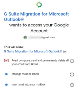select the destination to save your PST file