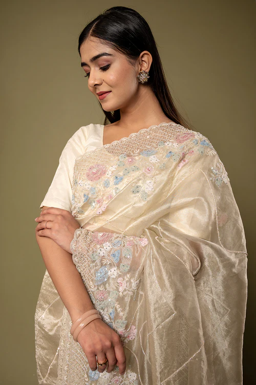 Fancy Tissue Sarees