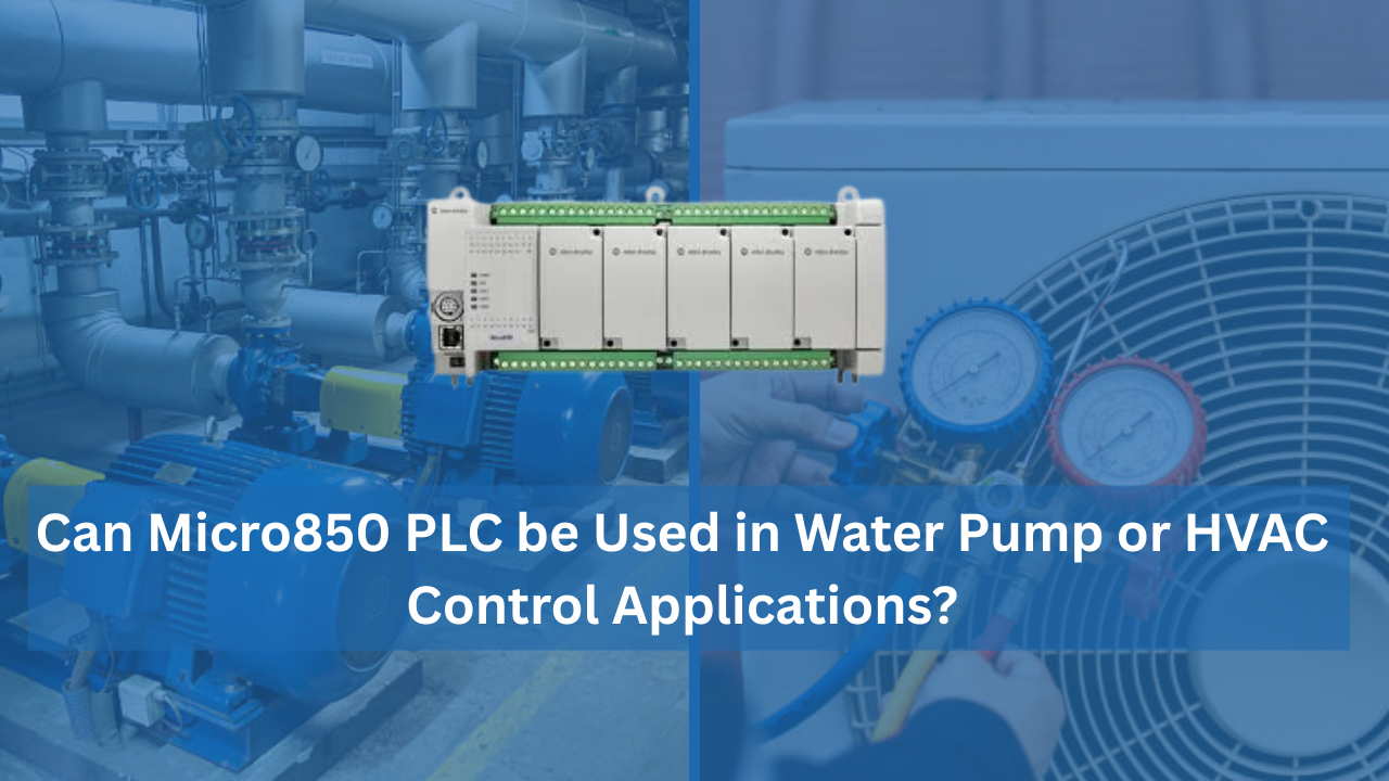 Can Micro850 PLC be Used in Water Pump or HVAC Control Applications?