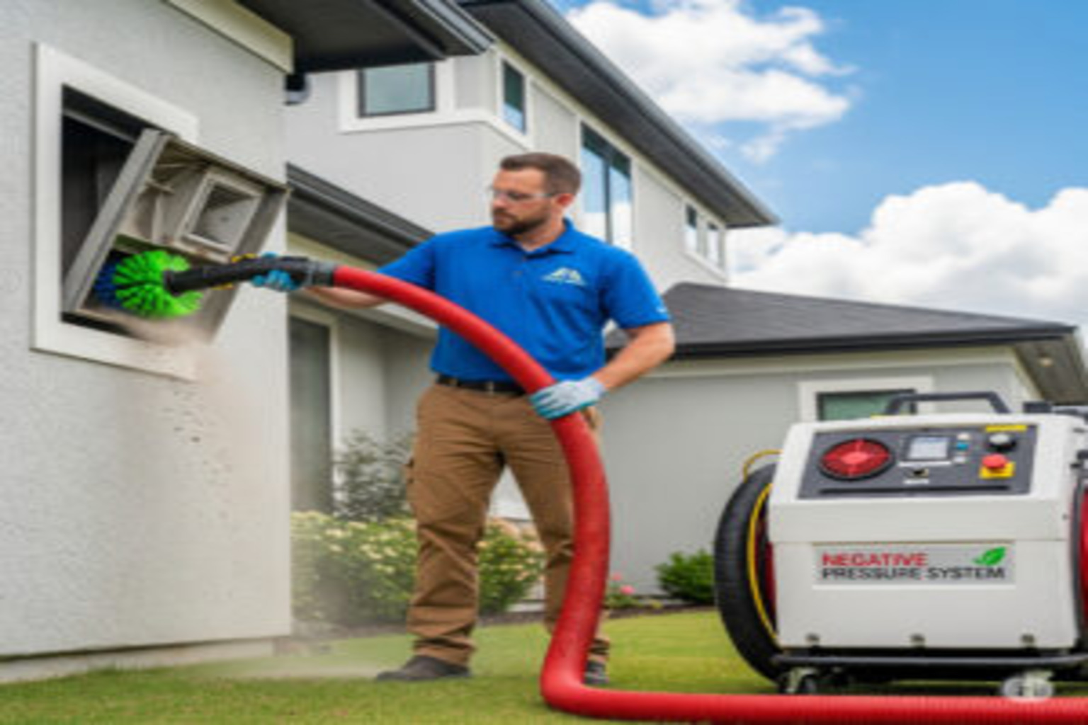 Negative Pressure Air Duct Cleaning