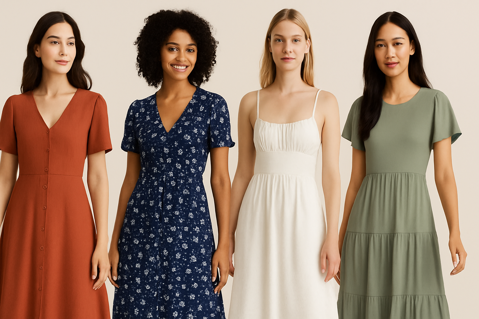 midi dresses for women