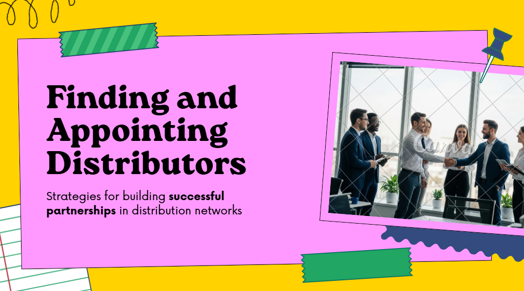 Find Distributor and Appoint Distributors