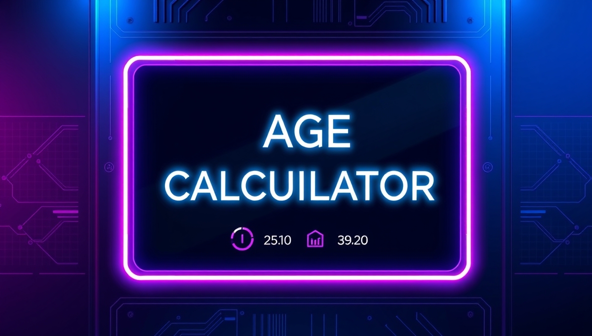 Simple Age Calculator with Date of Birth Input