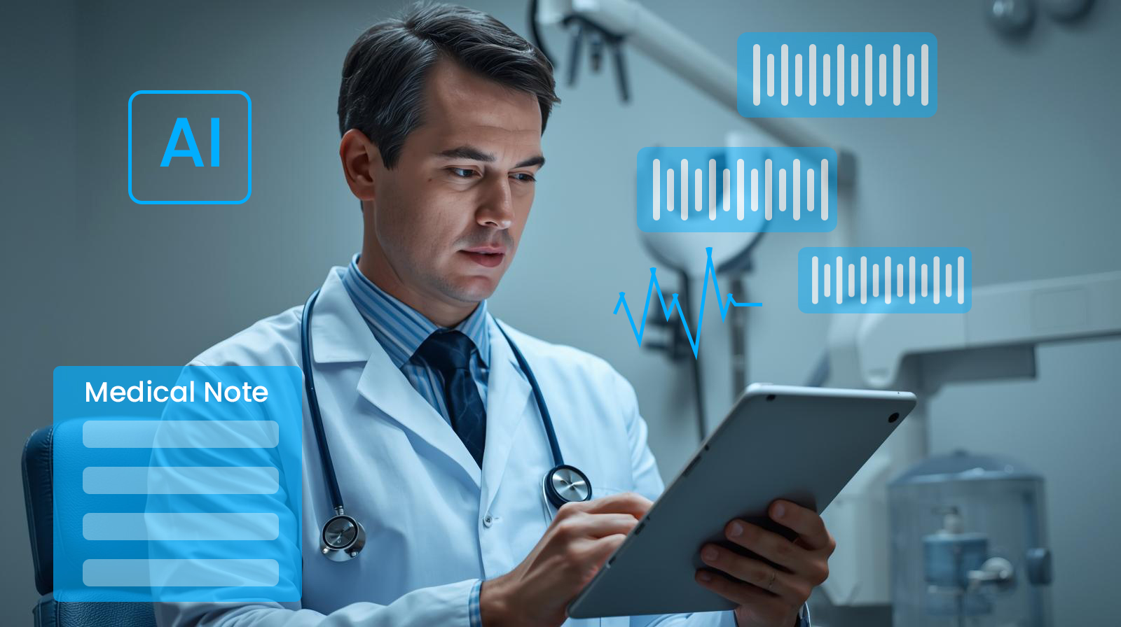 Doctor-using-AI-medical-Scribe-for-documentation