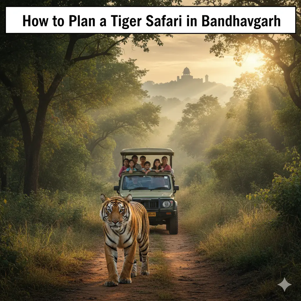 Tiger safari in bandhavgarh
