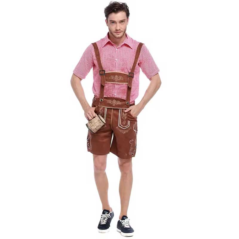 Oktoberfest-Beige-Lederhosen-Outfit-Shorts