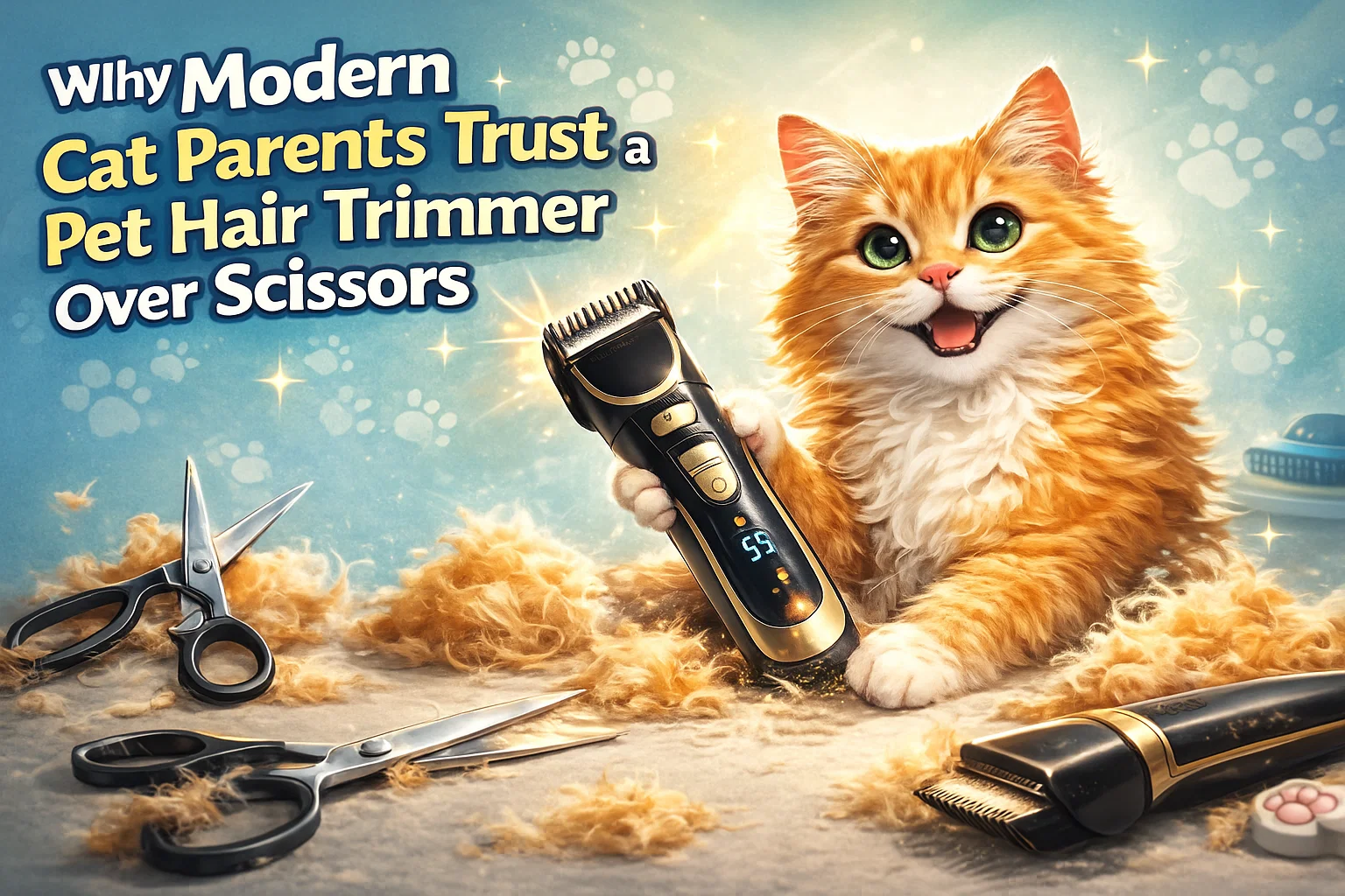 Pet hair trimmer