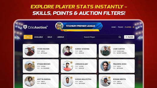 Remote Player Auction App