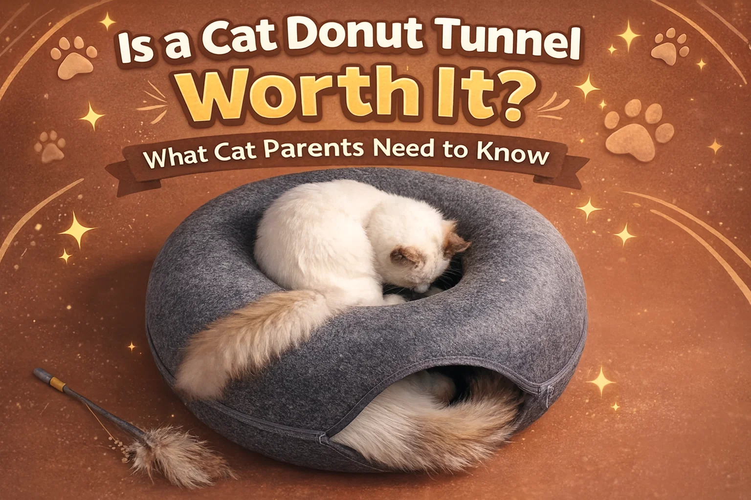 cat donut tunnel