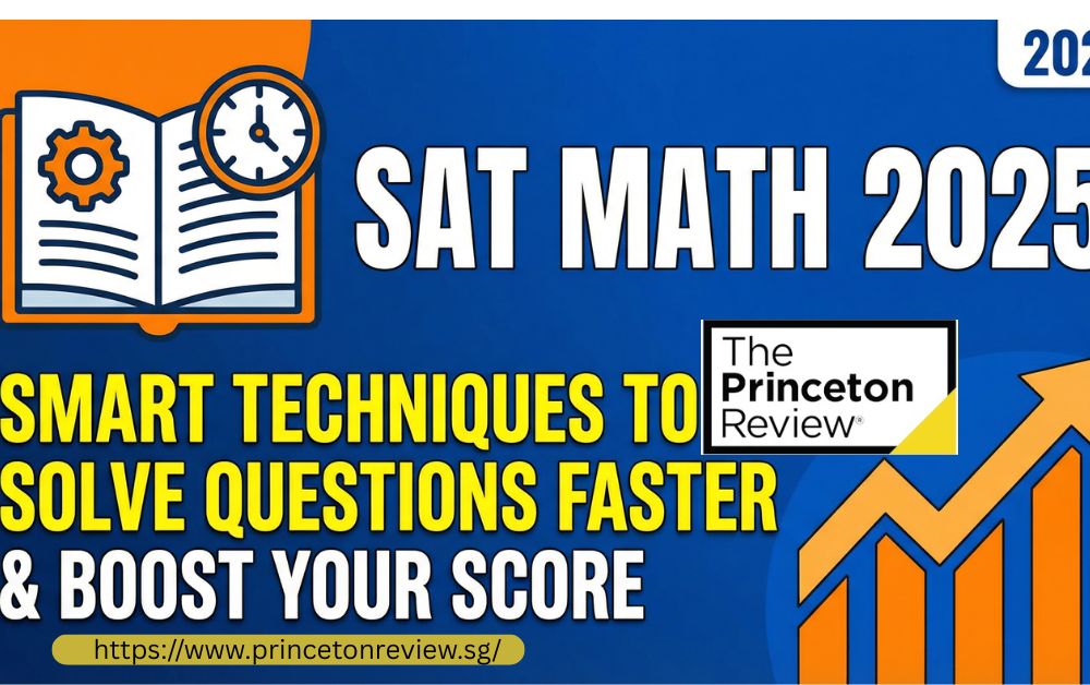 Tutor teaching SAT Math techniques to help students improve speed and accuracy.